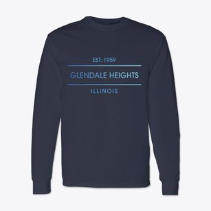 Glendale Heights Illinois Horizon Classic Long Sleeve T-Shirt