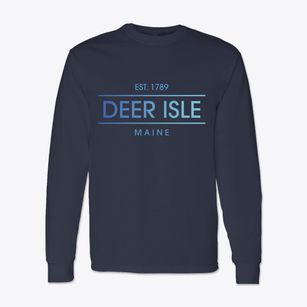 Deer Isle Maine Horizon Classic Long Sleeve T-Shirt