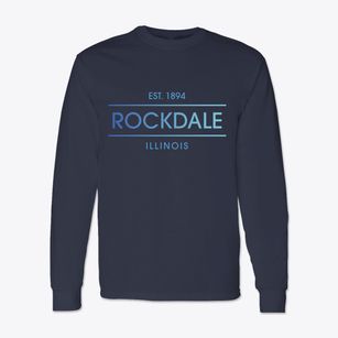 Rockdale Illinois Horizon Classic Long Sleeve T-Shirt