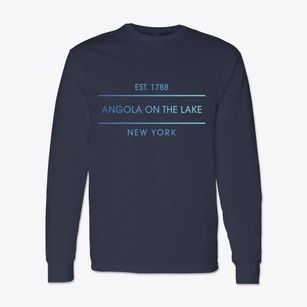 Angola On The Lake New York Horizon Classic Long Sleeve T-Shirt