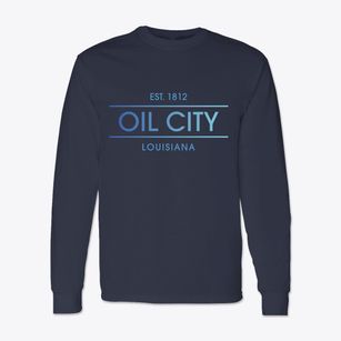 Oil City Louisiana Horizon Classic Long Sleeve T-Shirt