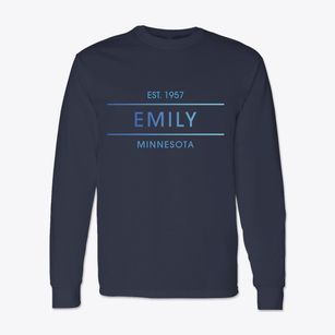 Emily Minnesota Horizon Classic Long Sleeve T-Shirt