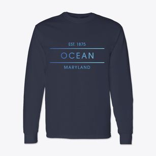 Ocean Maryland Horizon Classic Long Sleeve T-Shirt