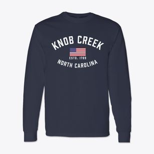 Knob Creek North Carolina Patriot Classic Long Sleeve T-Shirt