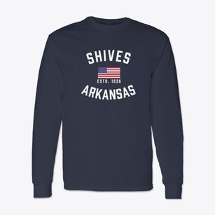Shives Arkansas Patriot Classic Long Sleeve T-Shirt