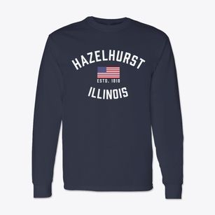 Hazelhurst Illinois Patriot Classic Long Sleeve T-Shirt
