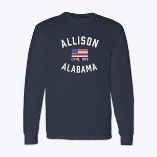 Allison Alabama Patriot Classic Long Sleeve T-Shirt