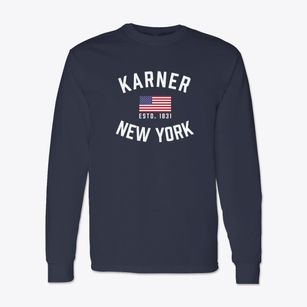 Karner New York Patriot Classic Long Sleeve T-Shirt