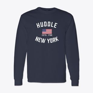 Huddle New York Patriot Classic Long Sleeve T-Shirt