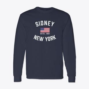 Sidney New York Patriot Classic Long Sleeve T-Shirt