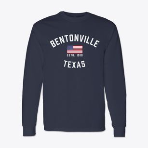 Bentonville Texas Patriot Classic Long Sleeve T-Shirt