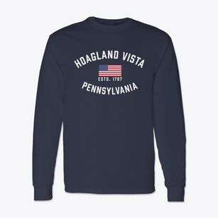 Hoagland Vista Pennsylvania Patriot Classic Long Sleeve T-Shirt