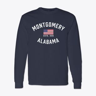 Montgomery Alabama Patriot Classic Long Sleeve T-Shirt