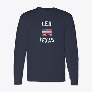 Leo Texas Patriot Classic Long Sleeve T-Shirt