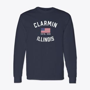 Clarmin Illinois Patriot Classic Long Sleeve T-Shirt