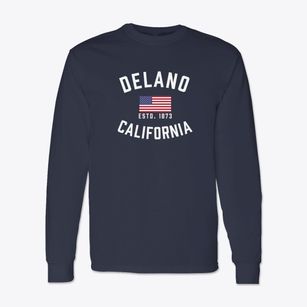 Delano California Patriot Classic Long Sleeve T-Shirt