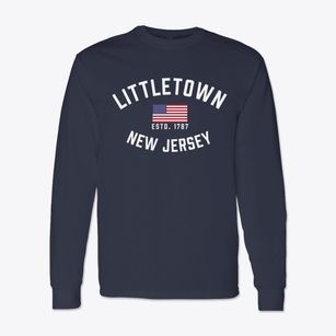 Littletown New Jersey Patriot Classic Long Sleeve T-Shirt
