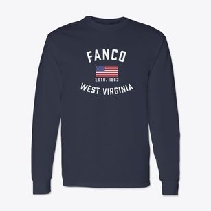Fanco West Virginia Patriot Classic Long Sleeve T-Shirt