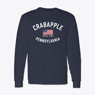 Crabapple Pennsylvania Patriot Classic Long Sleeve T-Shirt