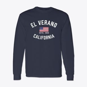 El Verano California Patriot Classic Long Sleeve T-Shirt