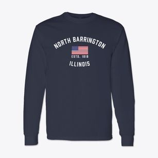 North Barrington Illinois Patriot Classic Long Sleeve T-Shirt