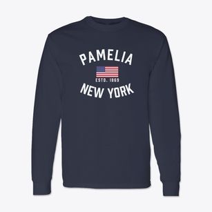 Pamelia New York Patriot Classic Long Sleeve T-Shirt