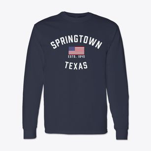 Springtown Texas Patriot Classic Long Sleeve T-Shirt