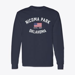 Nicoma Park Oklahoma Patriot Classic Long Sleeve T-Shirt