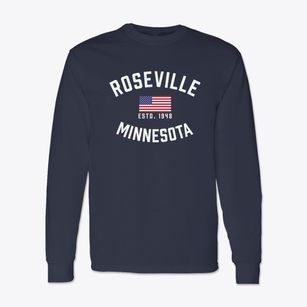 Roseville Minnesota Patriot Classic Long Sleeve T-Shirt