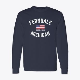 Ferndale Michigan Patriot Classic Long Sleeve T-Shirt