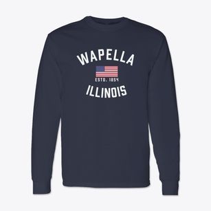 Wapella Illinois Patriot Classic Long Sleeve T-Shirt