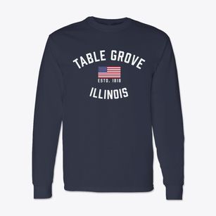 Table Grove Illinois Patriot Classic Long Sleeve T-Shirt