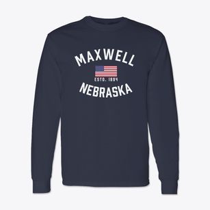 Maxwell Nebraska Patriot Classic Long Sleeve T-Shirt