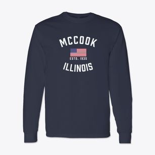 Mccook Illinois Patriot Classic Long Sleeve T-Shirt