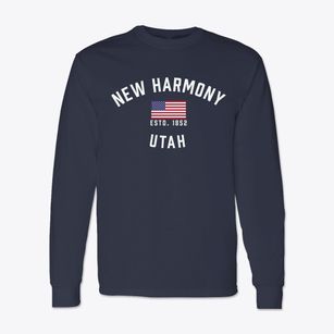 New Harmony Utah Patriot Classic Long Sleeve T-Shirt