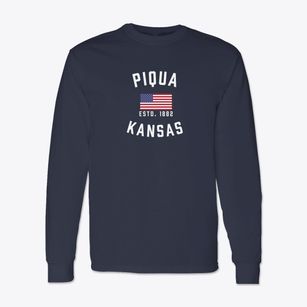 Piqua Kansas Patriot Classic Long Sleeve T-Shirt