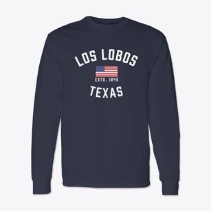 Los Lobos Texas Patriot Classic Long Sleeve T-Shirt