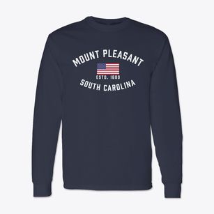 Mount Pleasant South Carolina Patriot Classic Long Sleeve T-Shirt