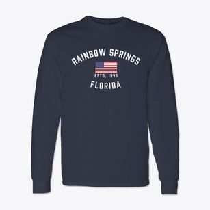 Rainbow Springs Florida Patriot Classic Long Sleeve T-Shirt