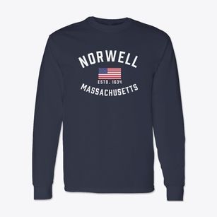 Norwell Massachusetts Patriot Classic Long Sleeve T-Shirt