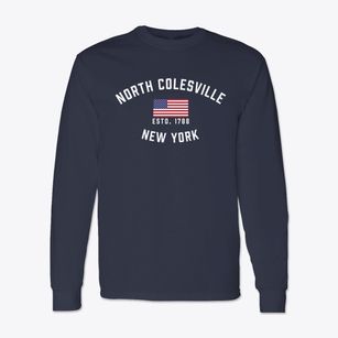 North Colesville New York Patriot Classic Long Sleeve T-Shirt