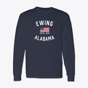 Ewing Alabama Patriot Classic Long Sleeve T-Shirt