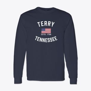 Terry Tennessee Patriot Classic Long Sleeve T-Shirt