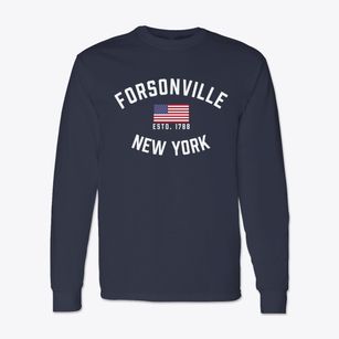 Forsonville New York Patriot Classic Long Sleeve T-Shirt