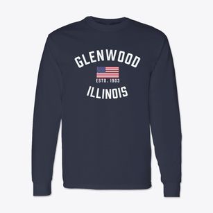 Glenwood Illinois Patriot Classic Long Sleeve T-Shirt