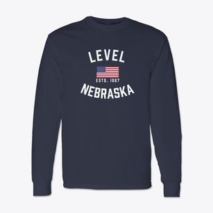Level Nebraska Patriot Classic Long Sleeve T-Shirt