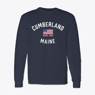 Cumberland Maine Patriot Classic Long Sleeve T-Shirt