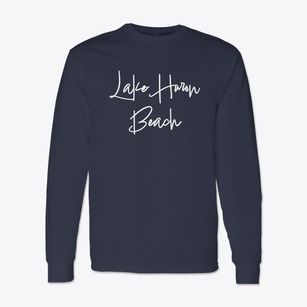 Lake Huron Beach Michigan Freestyle Classic Long Sleeve T-Shirt