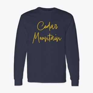 Cedar Mountain North Carolina Freestyle Classic Long Sleeve T-Shirt