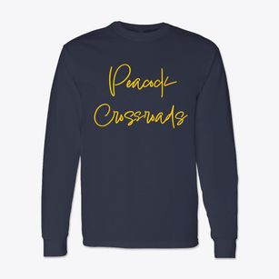 Peacock Crossroads North Carolina Freestyle Classic Long Sleeve T-Shirt
